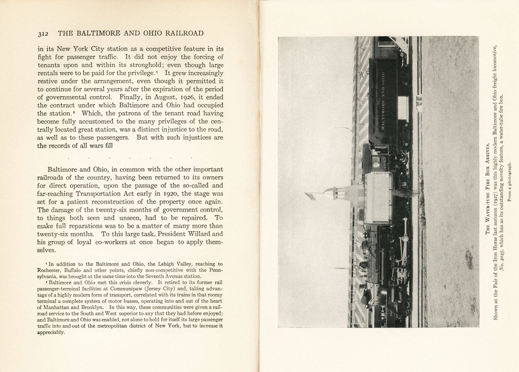 Hungerford, Story of the B&O