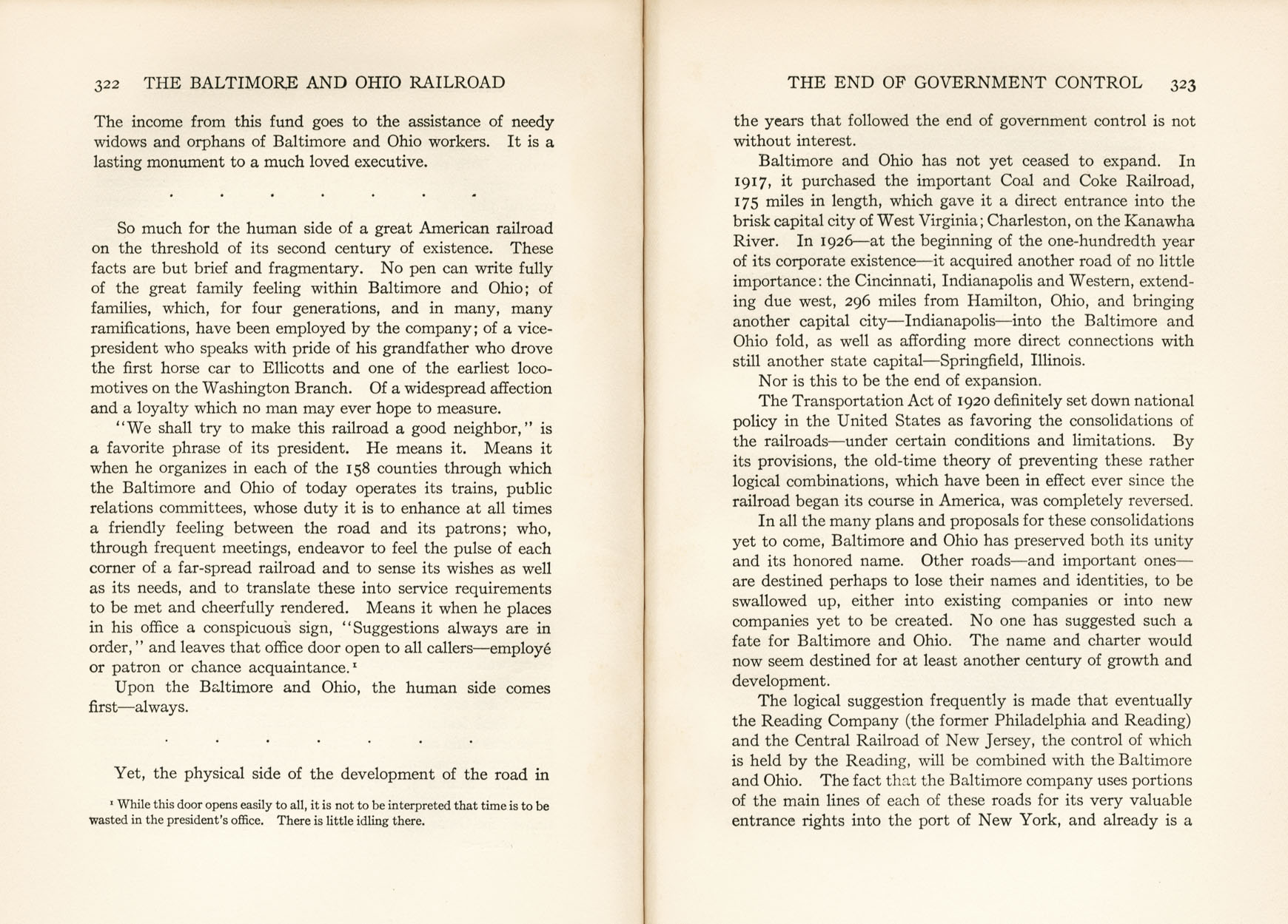 Hungerford, Story of the B&O