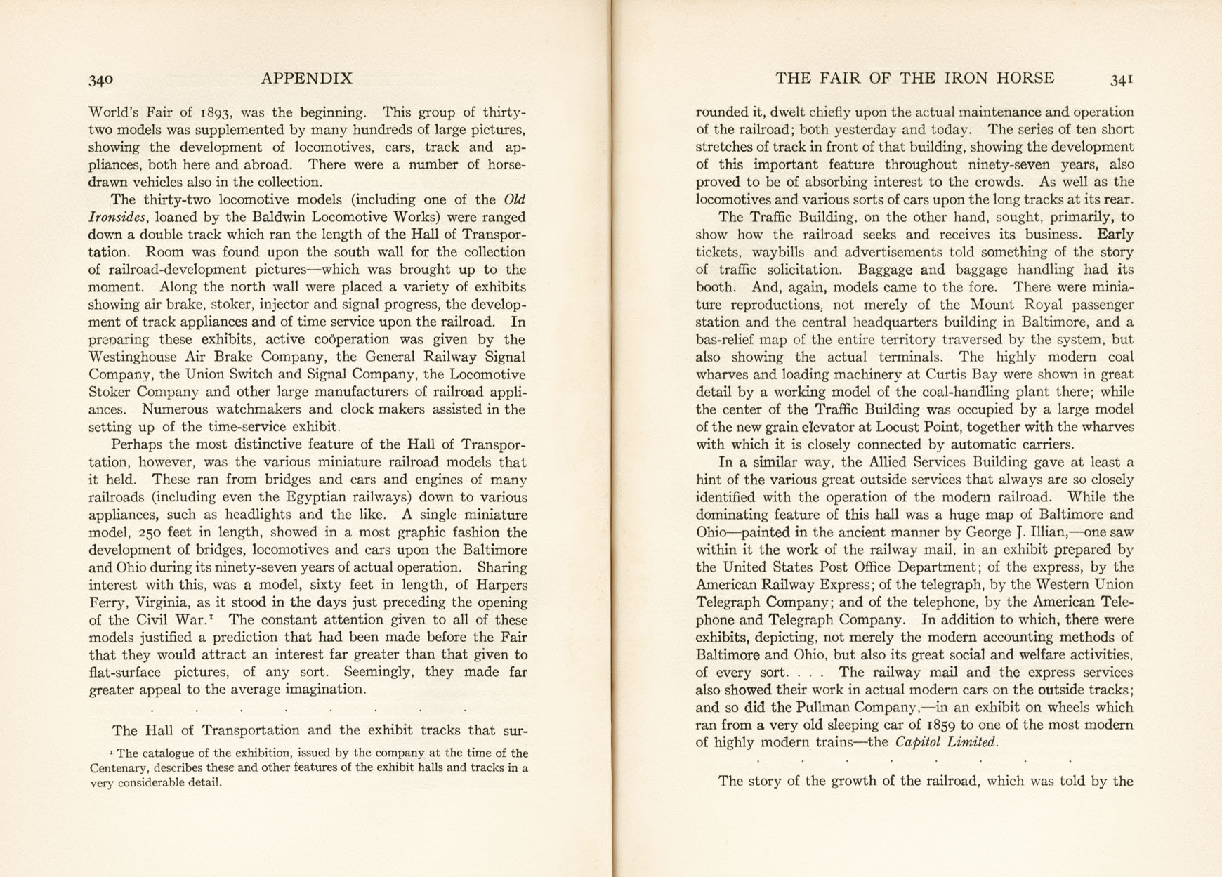 Hungerford, Story of the B&O