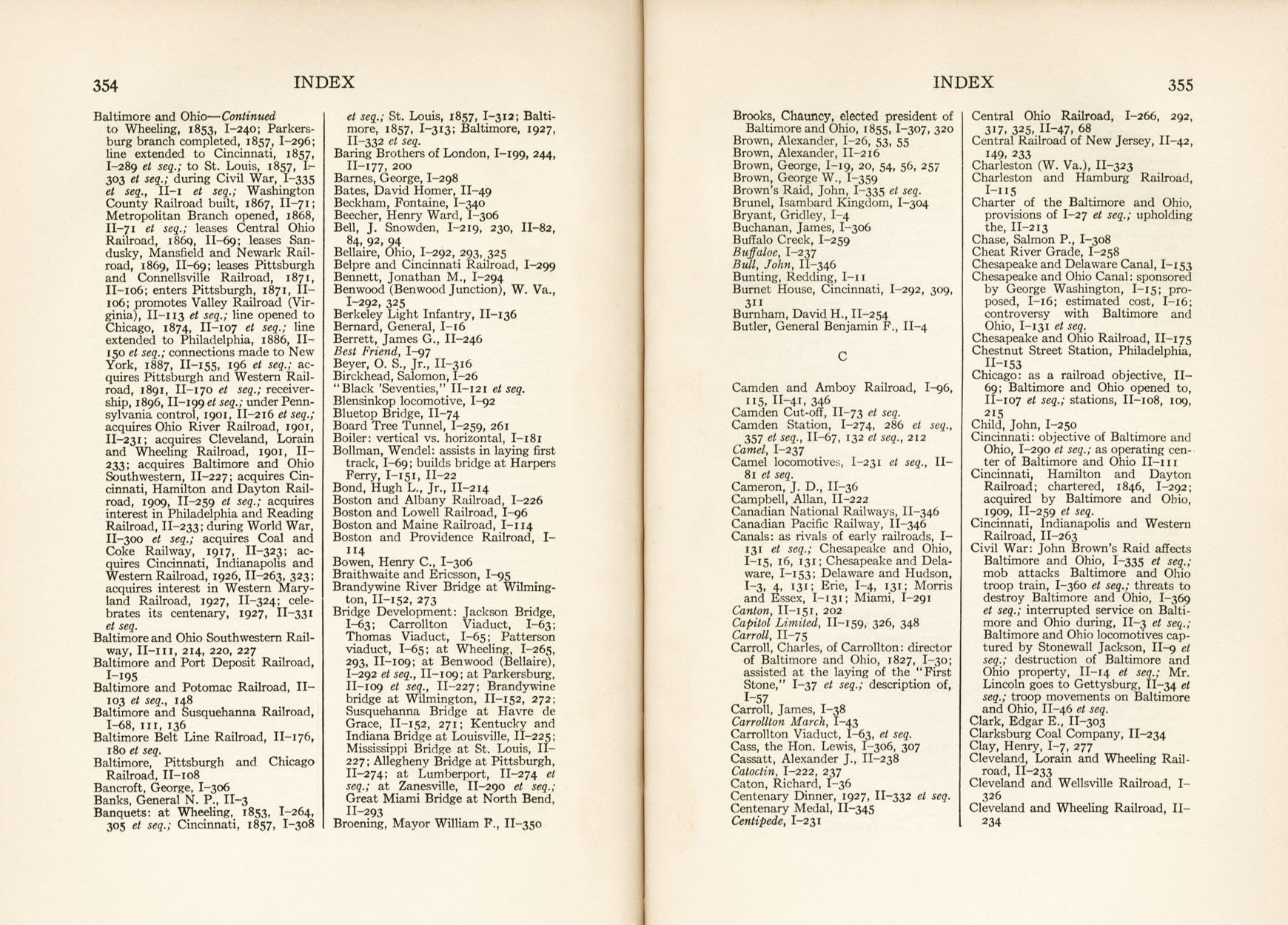 Hungerford, Story of the B&O