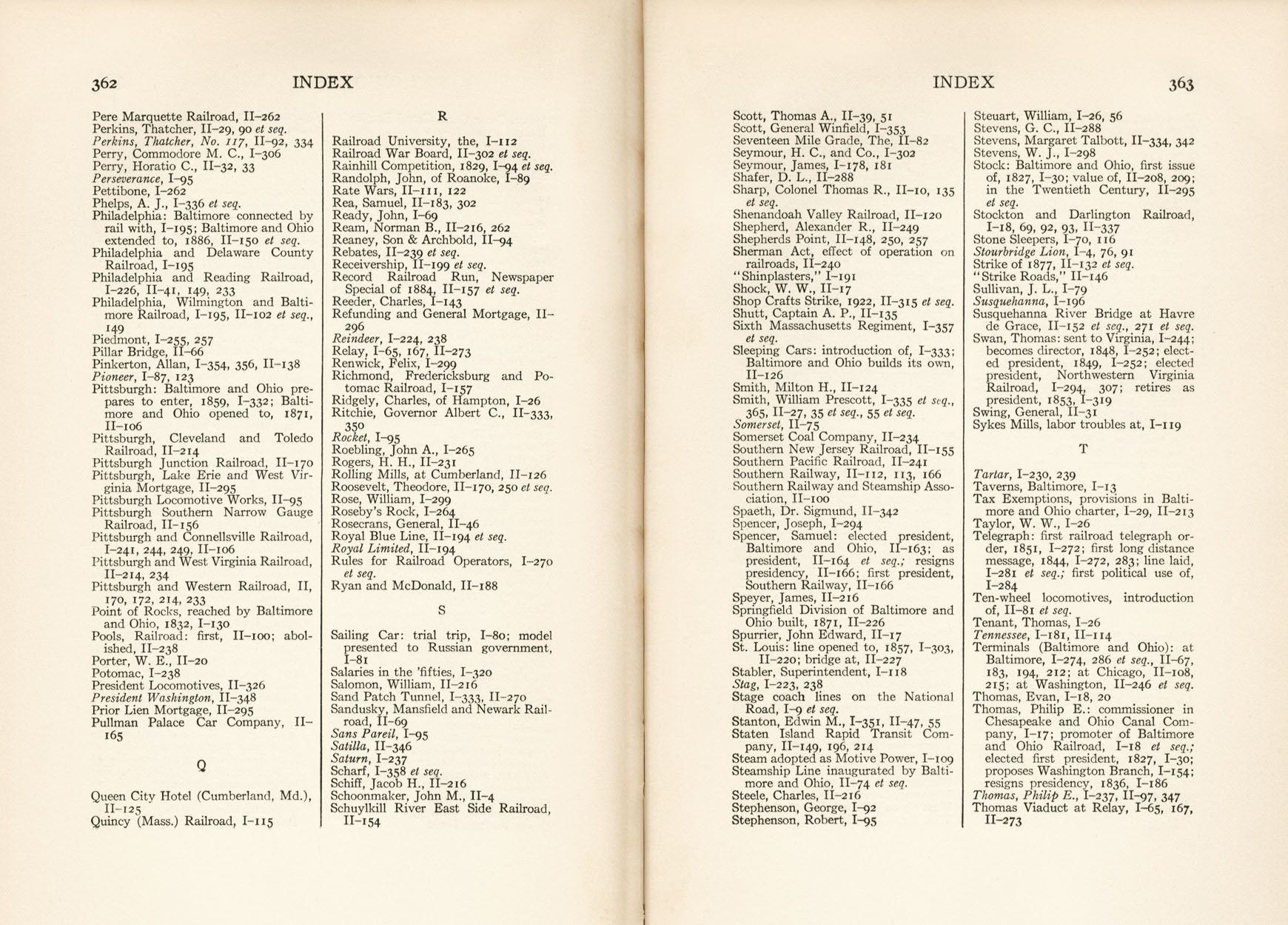 Hungerford, Story of the B&O