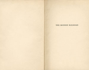 The Modern Railroad