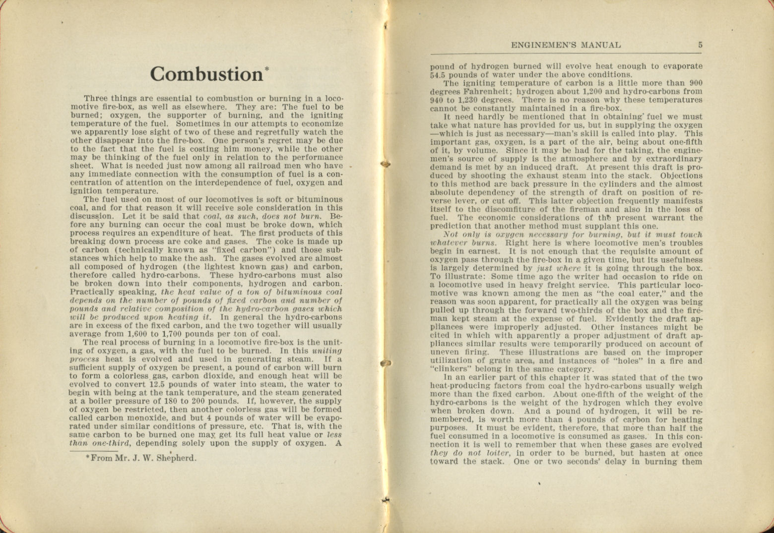 Enginemen's Manual