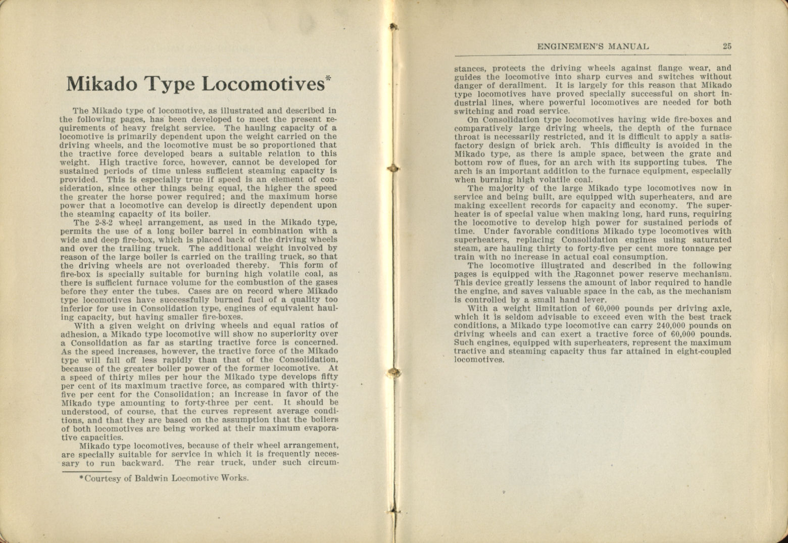 Enginemen's Manual