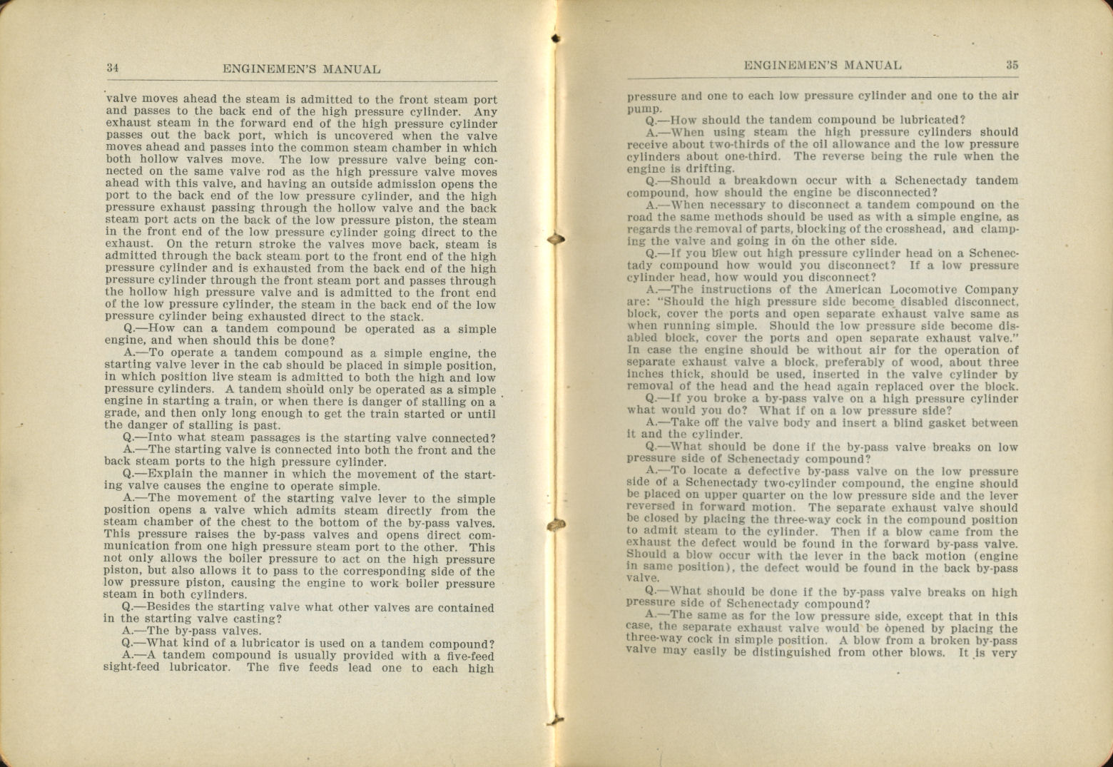 Enginemen's Manual