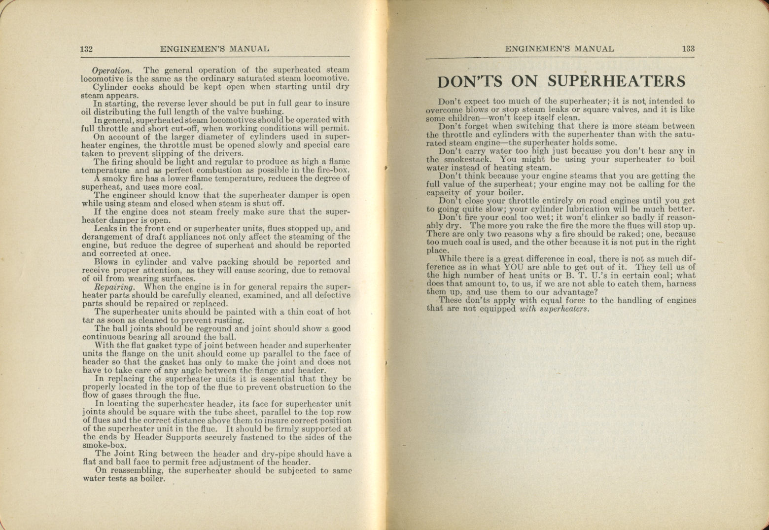Enginemen's Manual