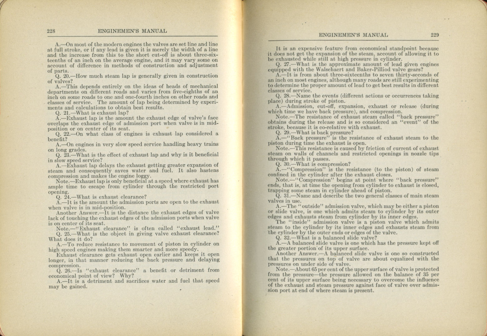 Enginemen's Manual