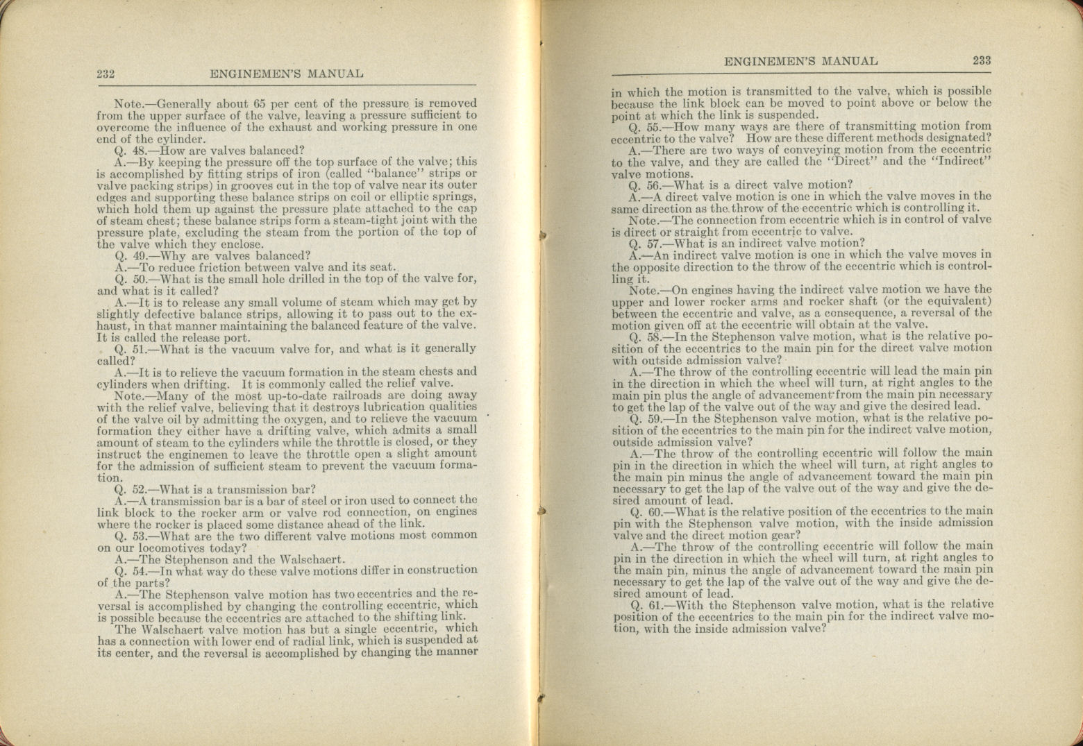 Enginemen's Manual