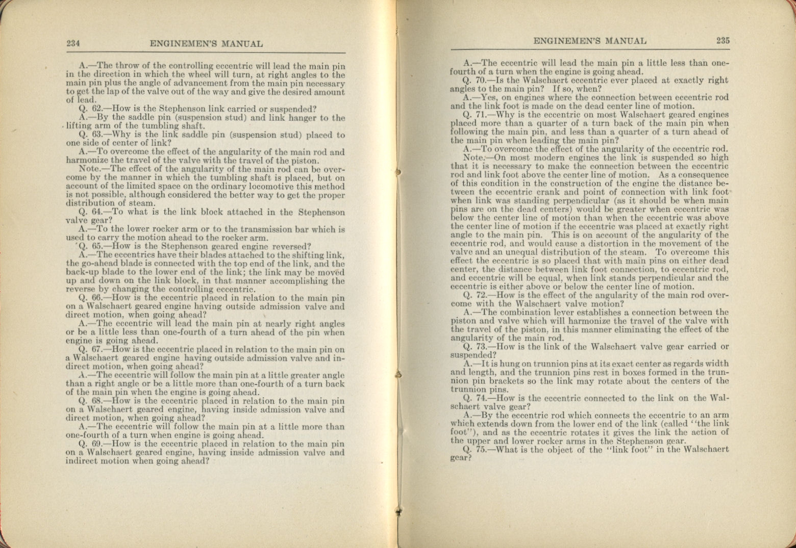 Enginemen's Manual