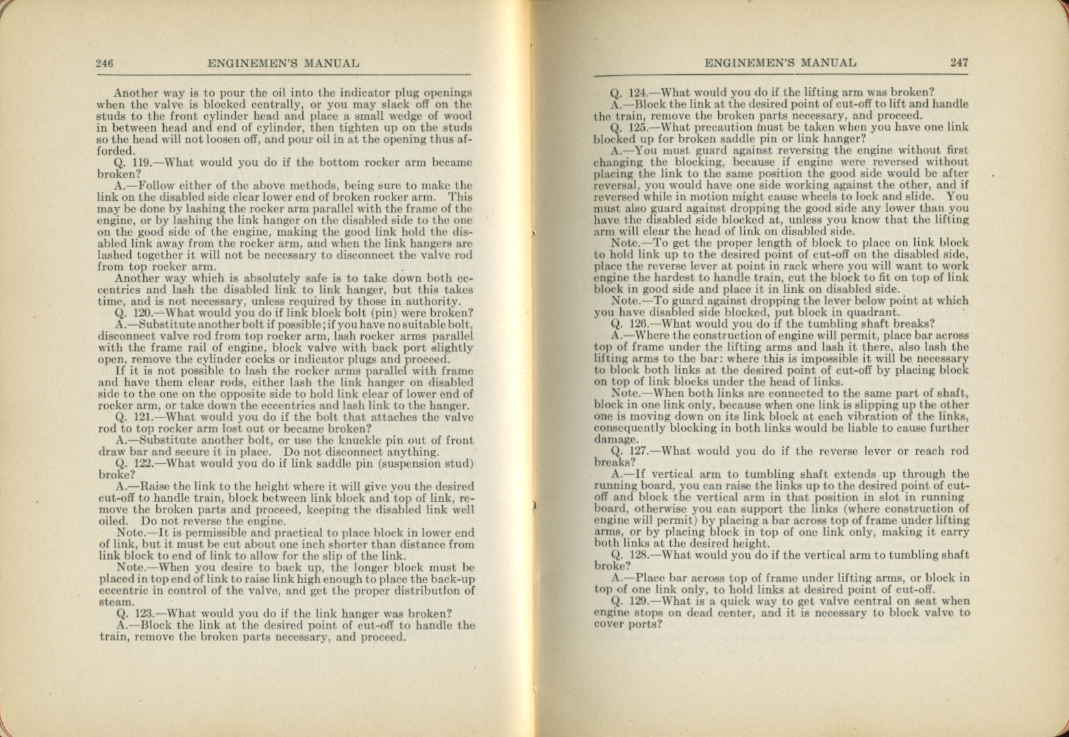 Enginemen's Manual