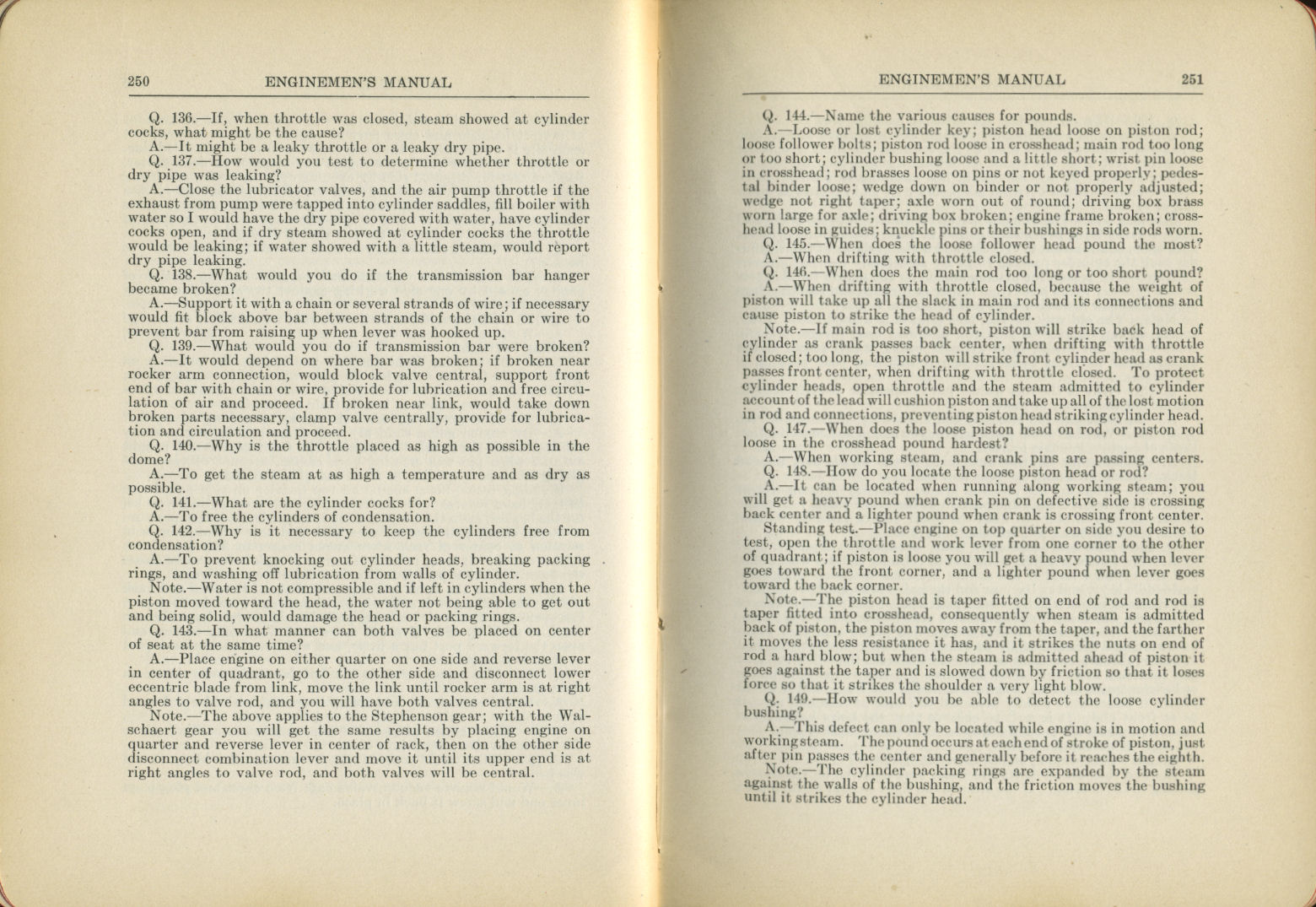 Enginemen's Manual