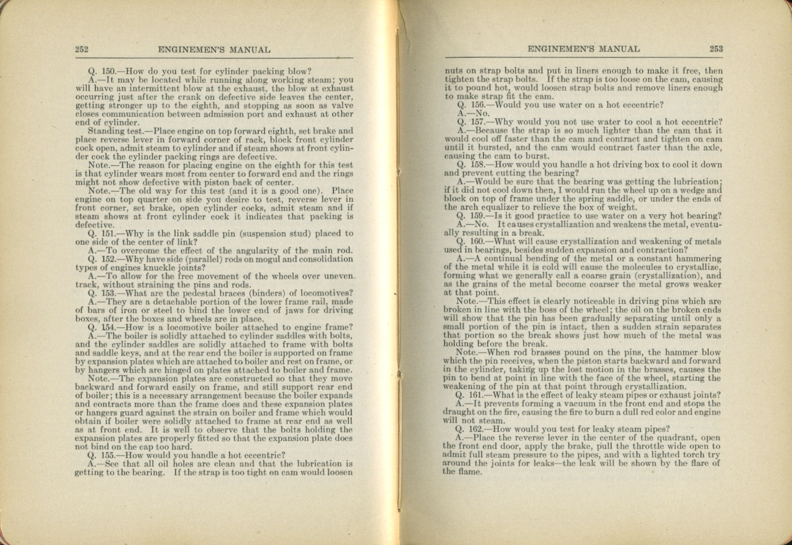 Enginemen's Manual