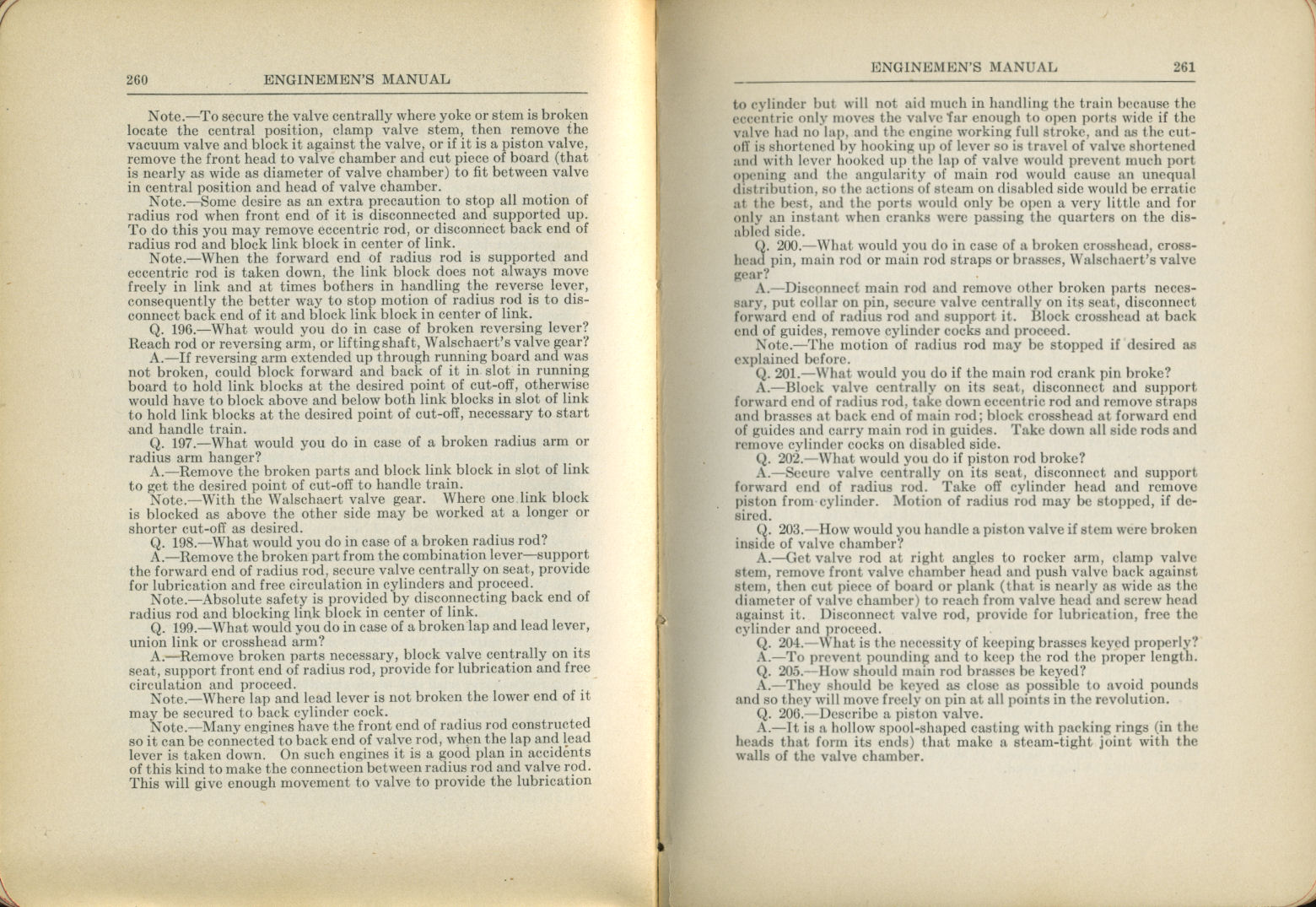 Enginemen's Manual