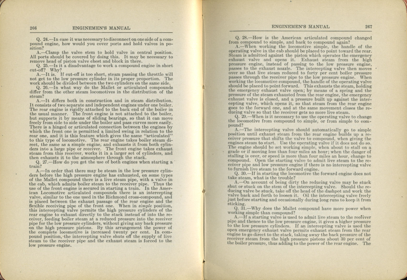 Enginemen's Manual