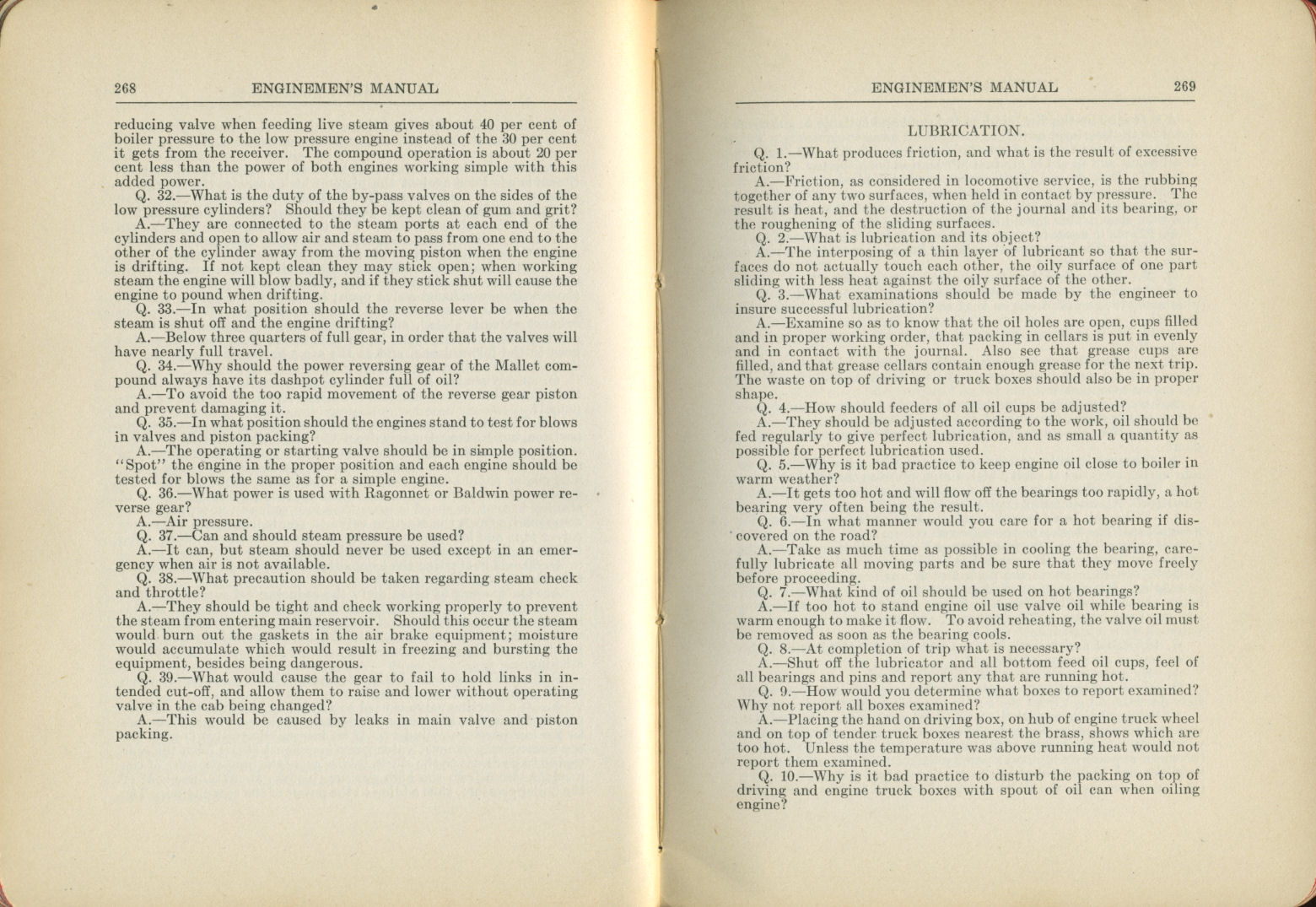 Enginemen's Manual