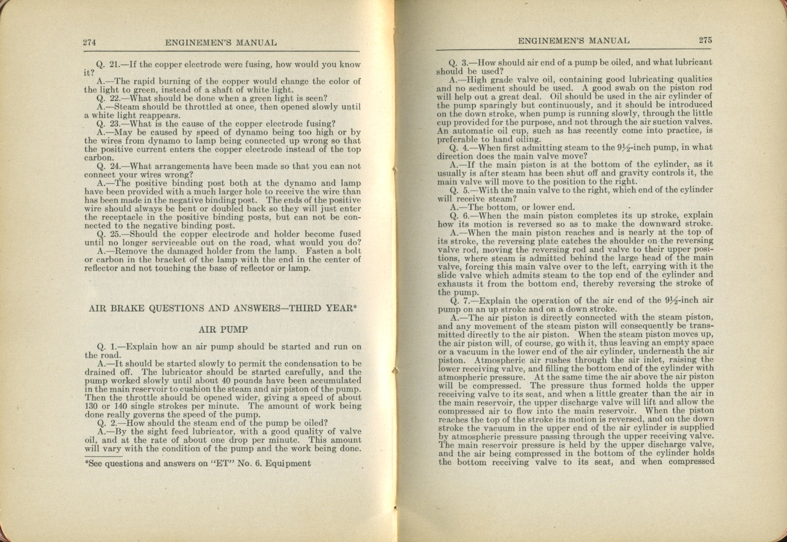 Enginemen's Manual