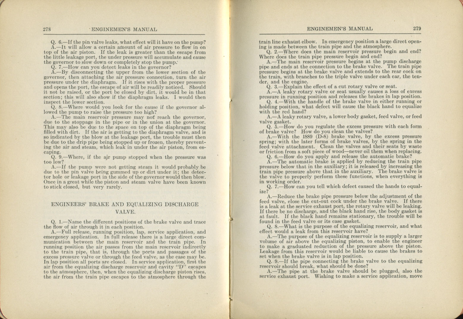 Enginemen's Manual