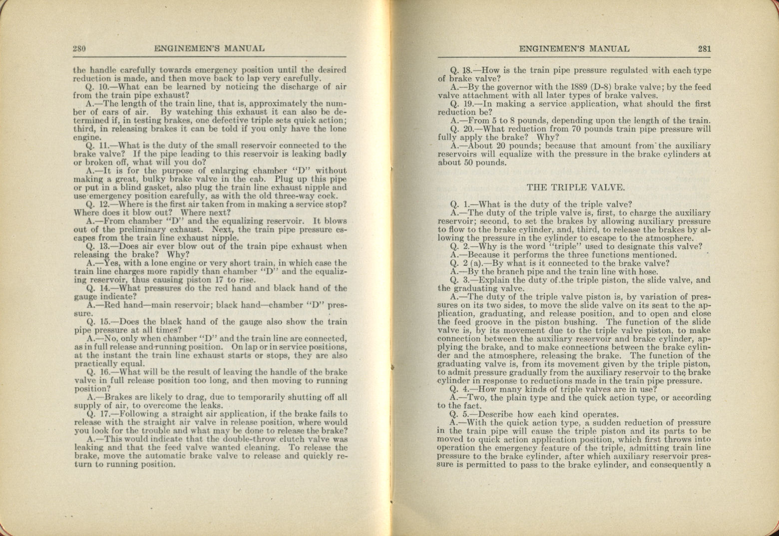 Enginemen's Manual