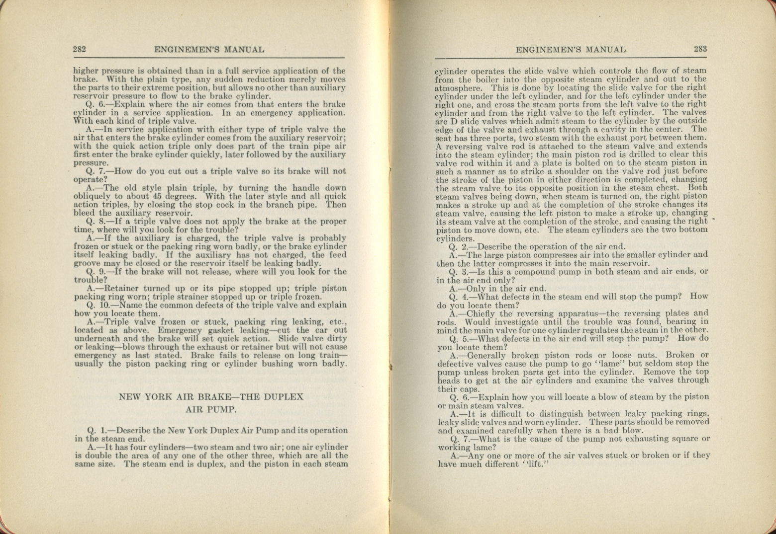 Enginemen's Manual