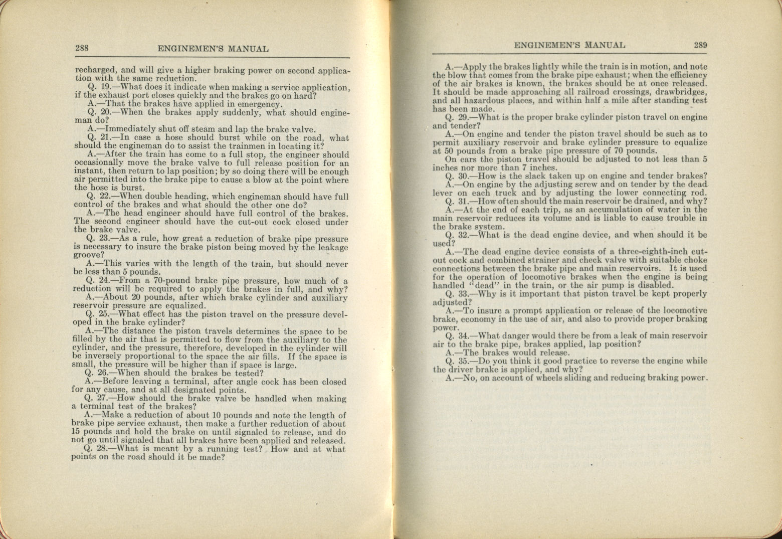 Enginemen's Manual