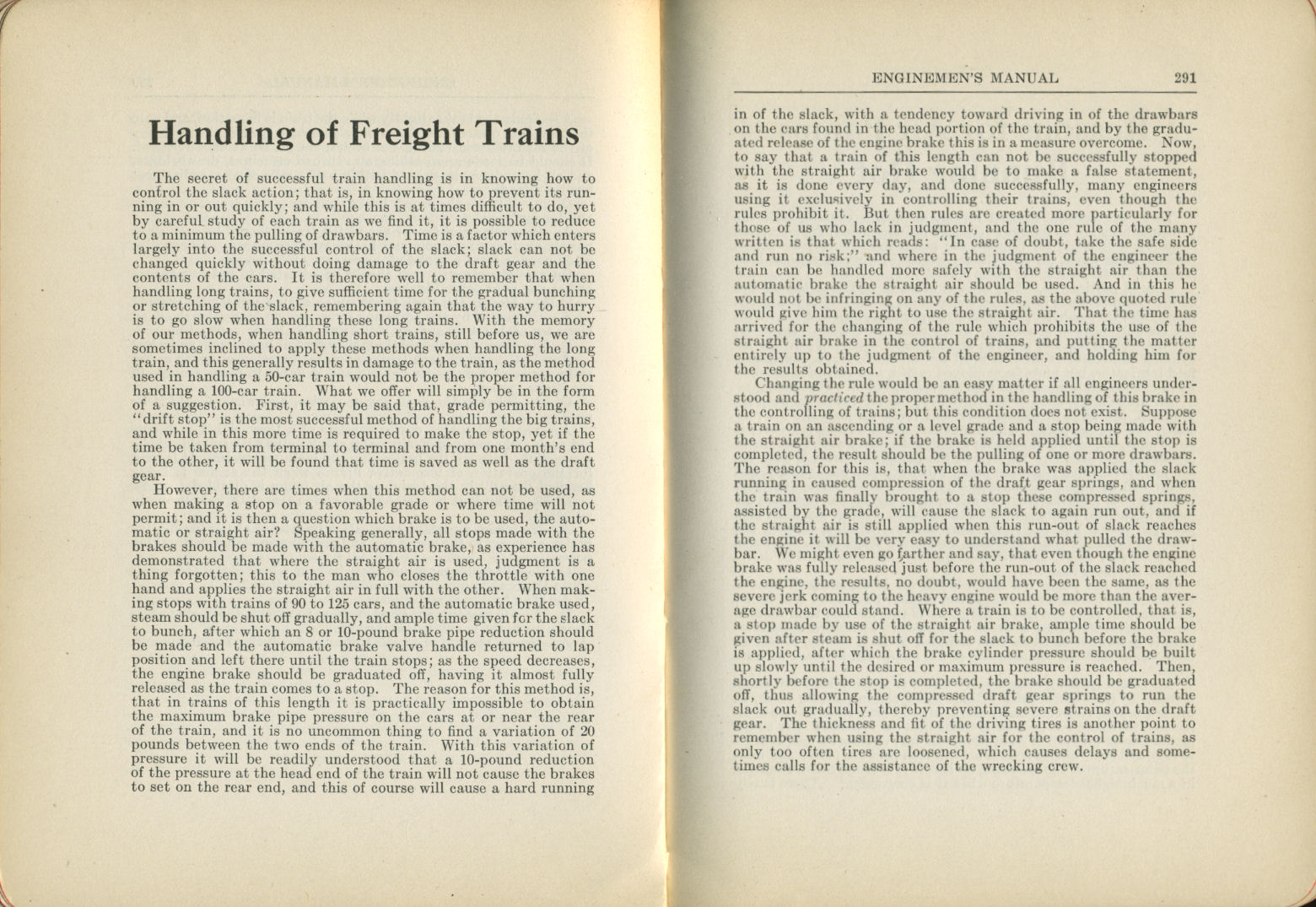 Enginemen's Manual