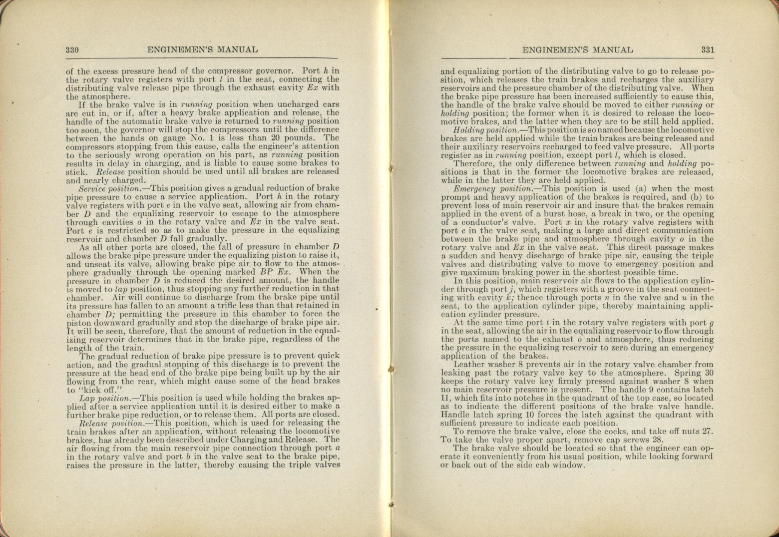 Enginemen's Manual