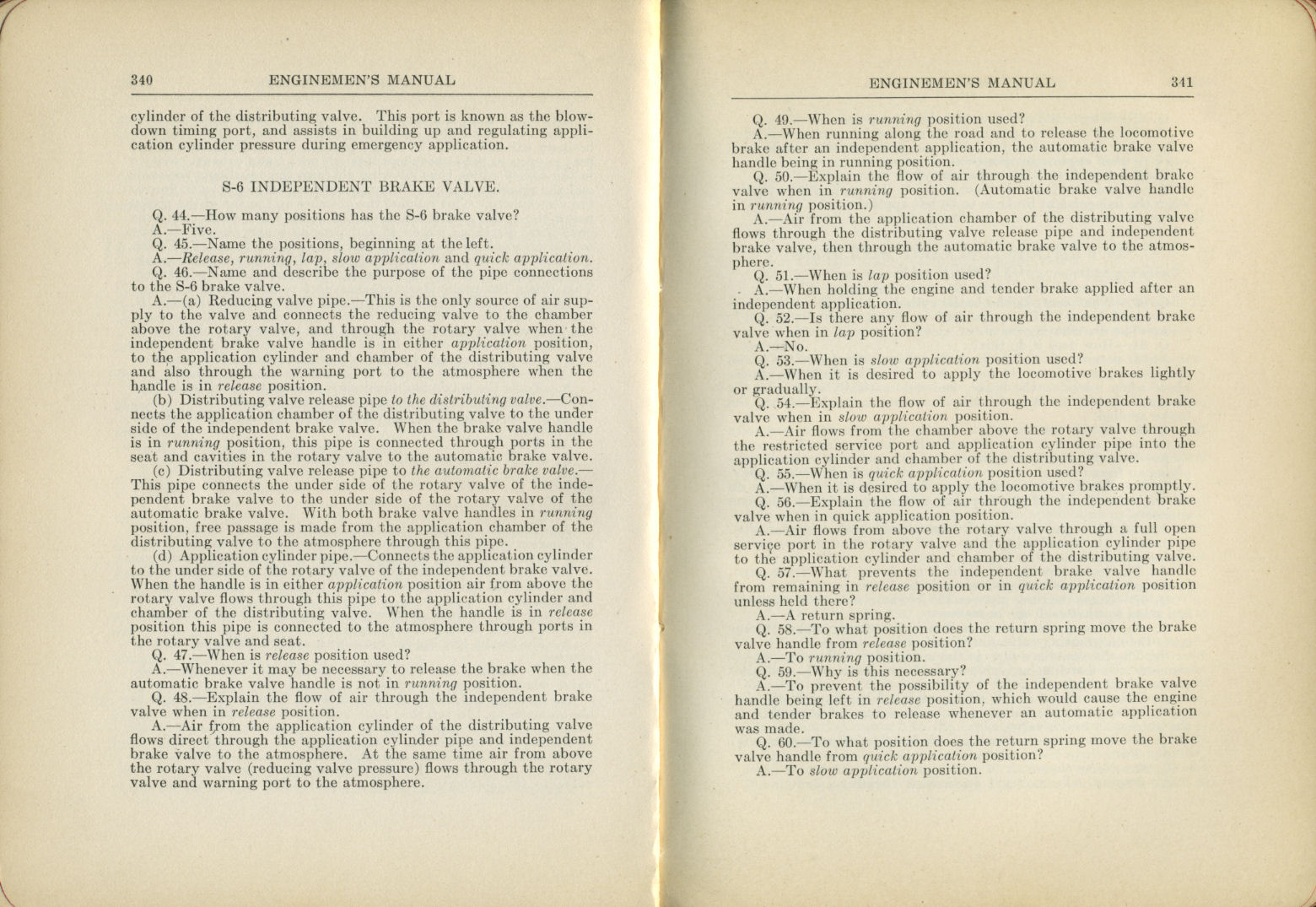 Enginemen's Manual