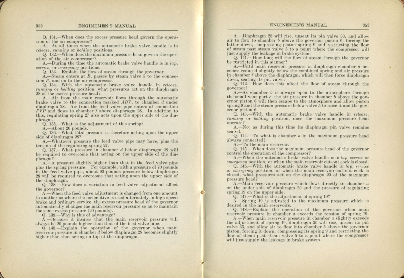 Enginemen's Manual