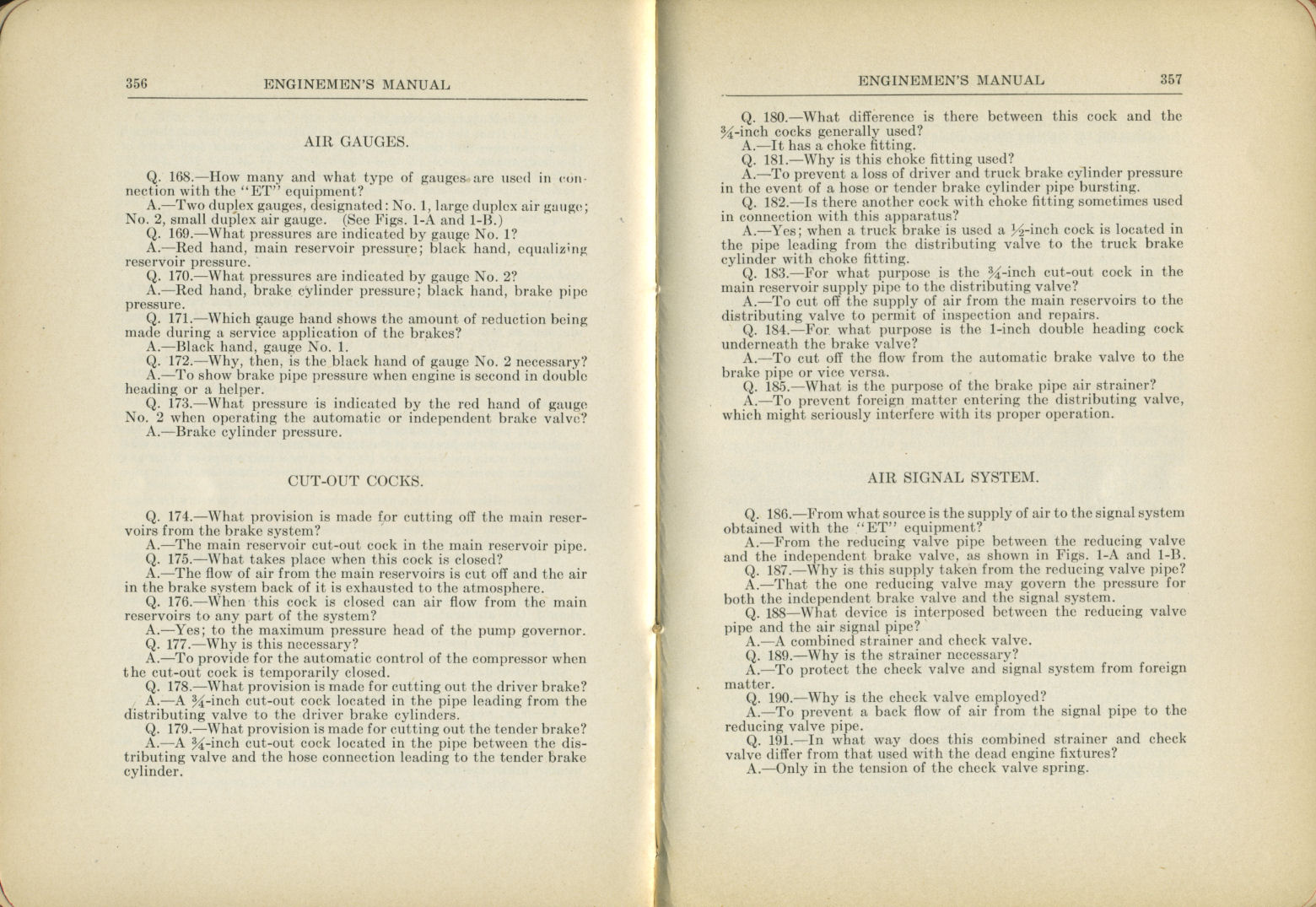 Enginemen's Manual