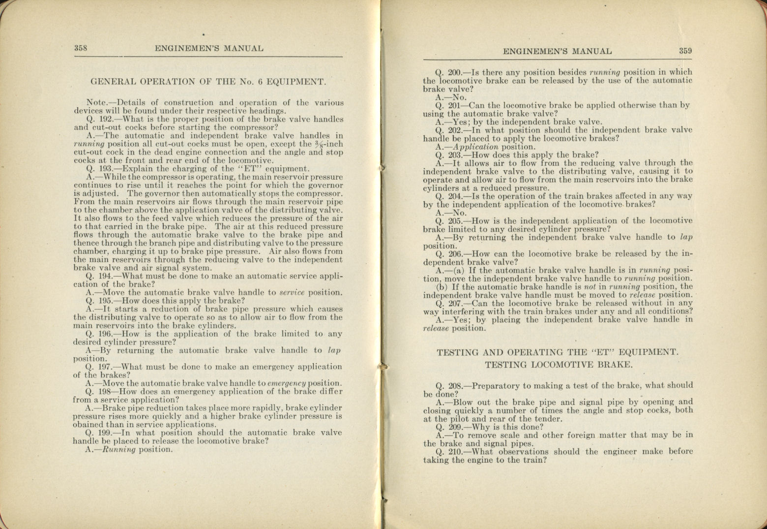 Enginemen's Manual