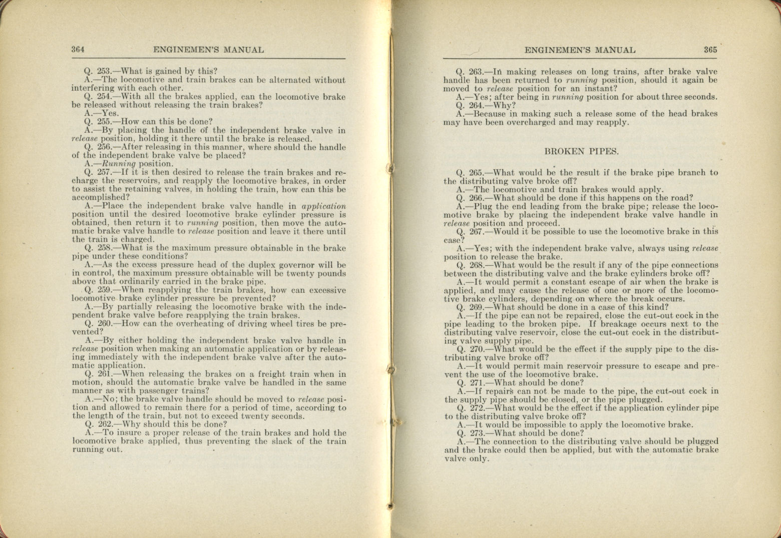 Enginemen's Manual