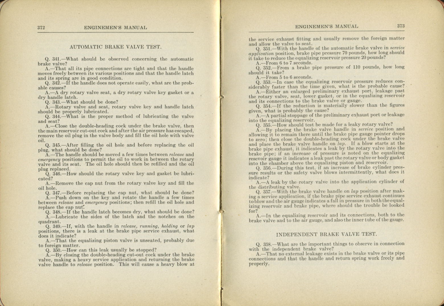 Enginemen's Manual