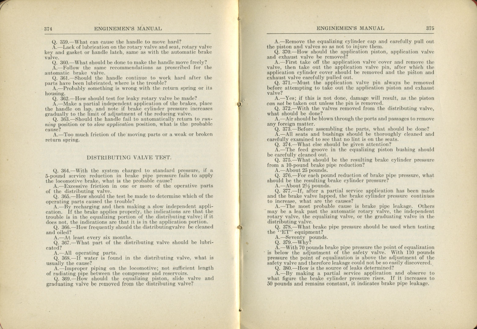 Enginemen's Manual