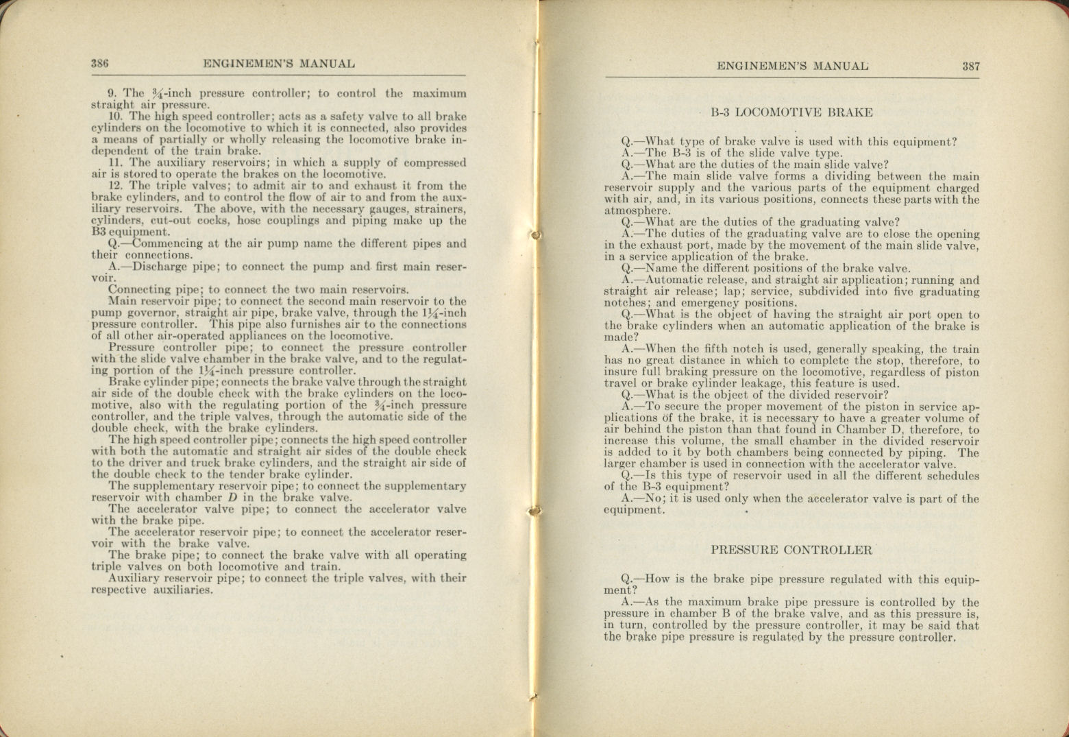 Enginemen's Manual