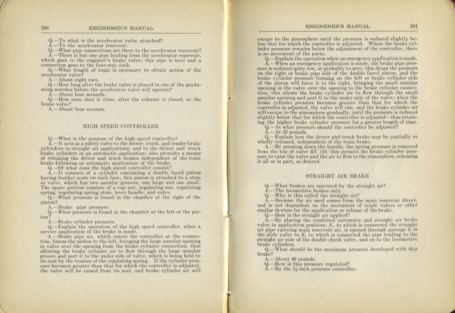 Enginemen's Manual