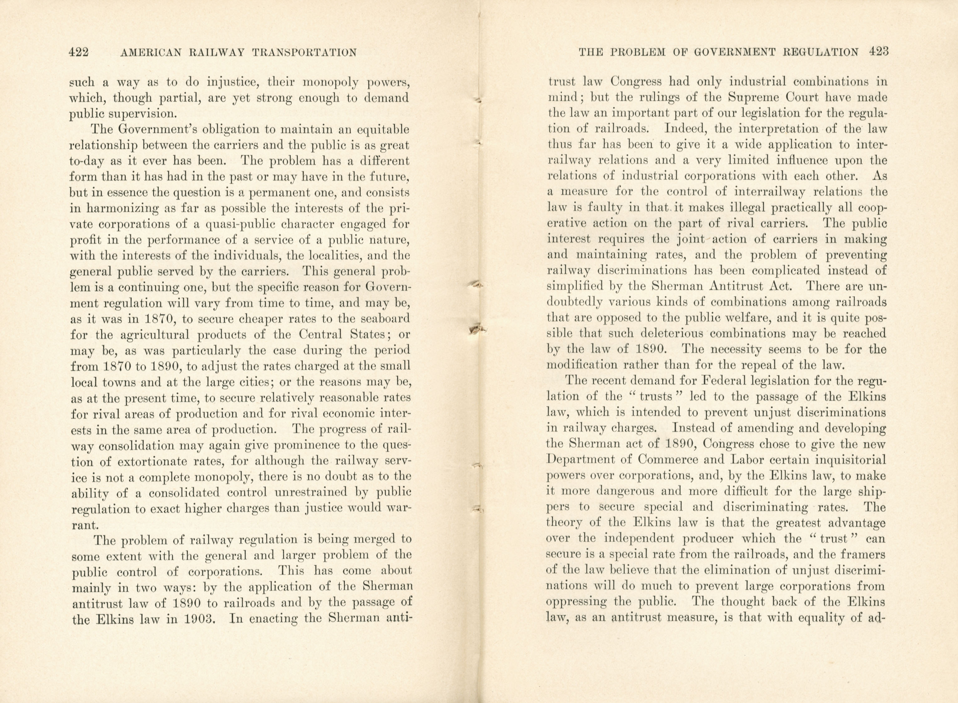 American Railway Transportation