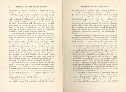 American Railway Transportation