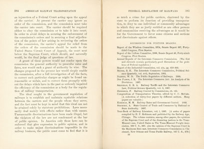 American Railway Transportation