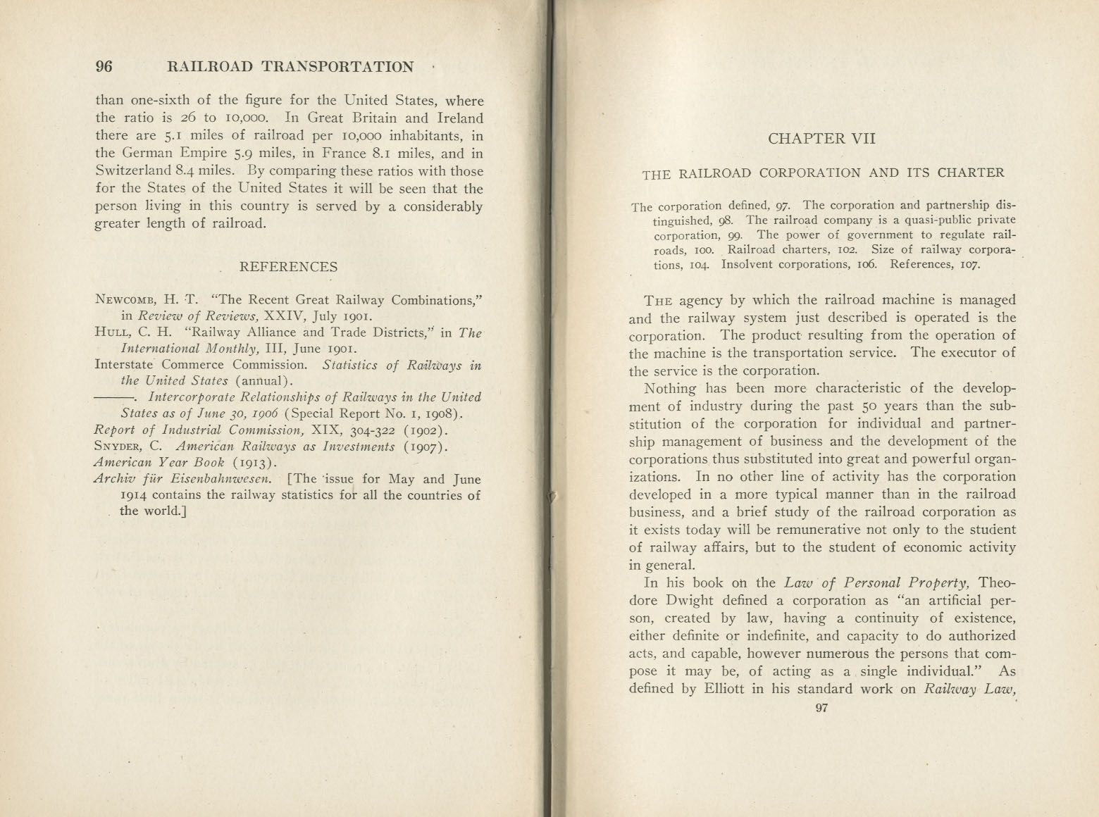 Principles of Railroad Transportation