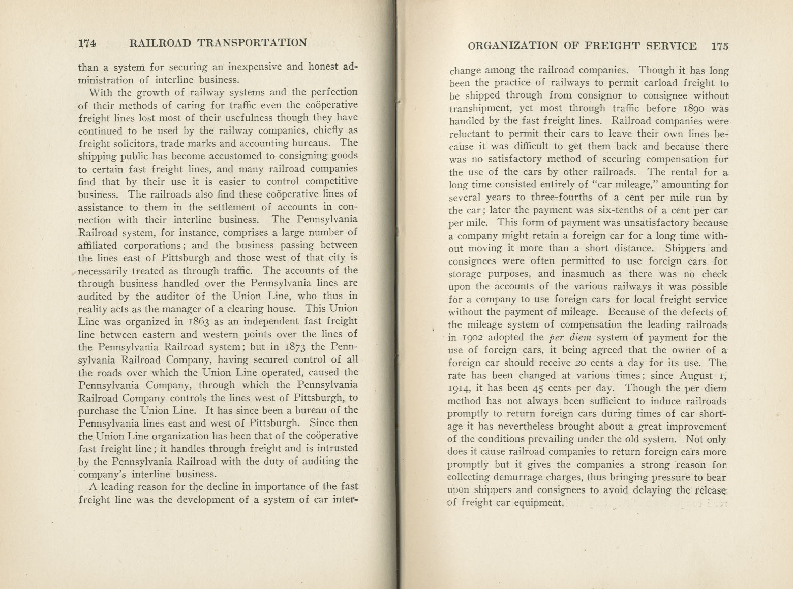 Principles of Railroad Transportation