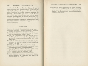 Principles of Railroad Transportation