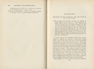 Principles of Railroad Transportation