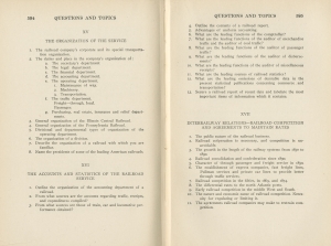Principles of Railroad Transportation
