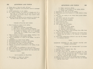 Principles of Railroad Transportation