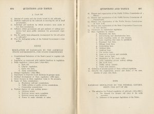 Principles of Railroad Transportation