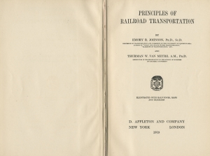 Principles of Railroad Transportation