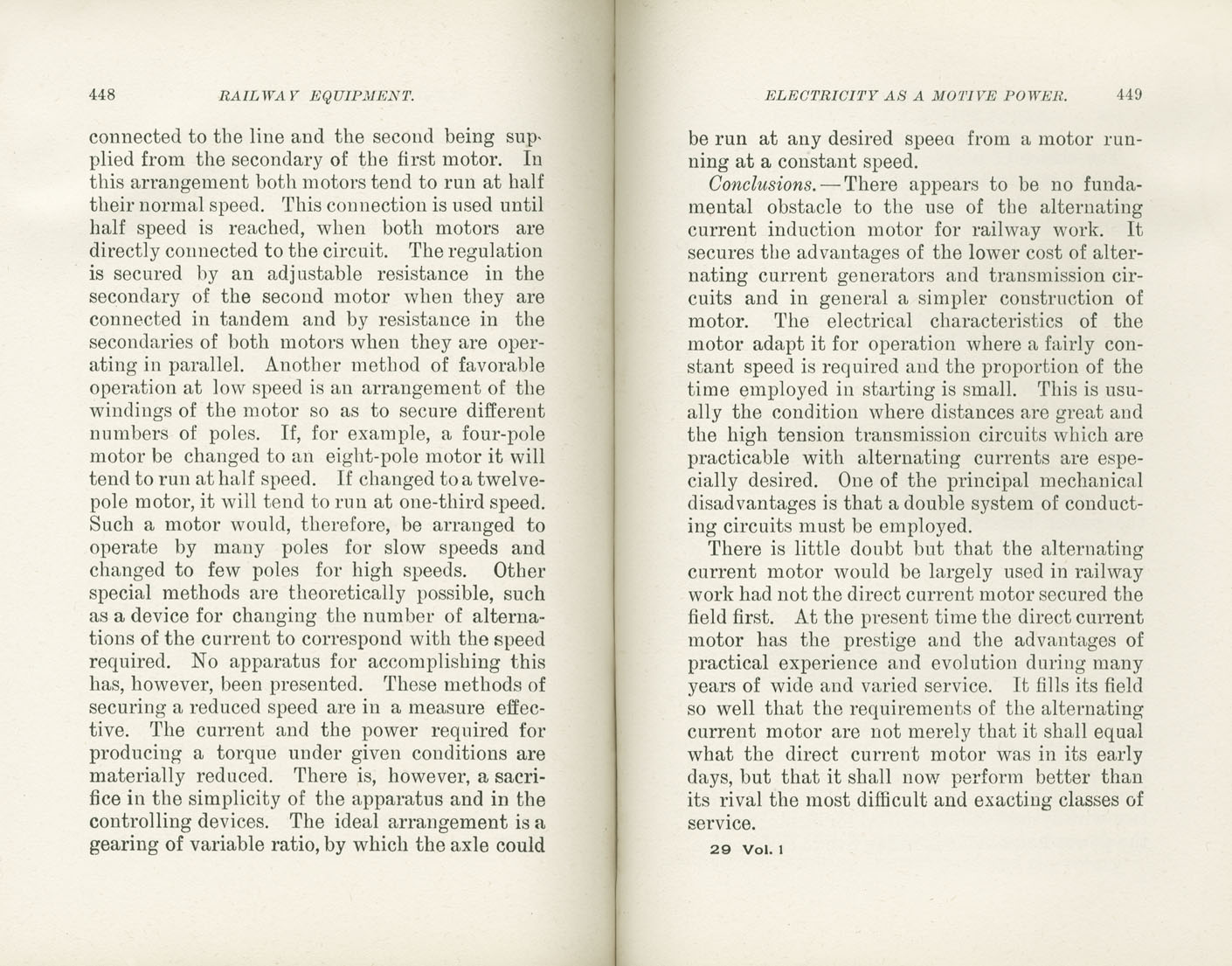 Science of Railways, Vol I