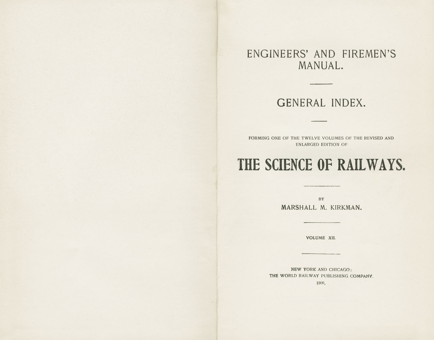 Science of Railways Vol XII