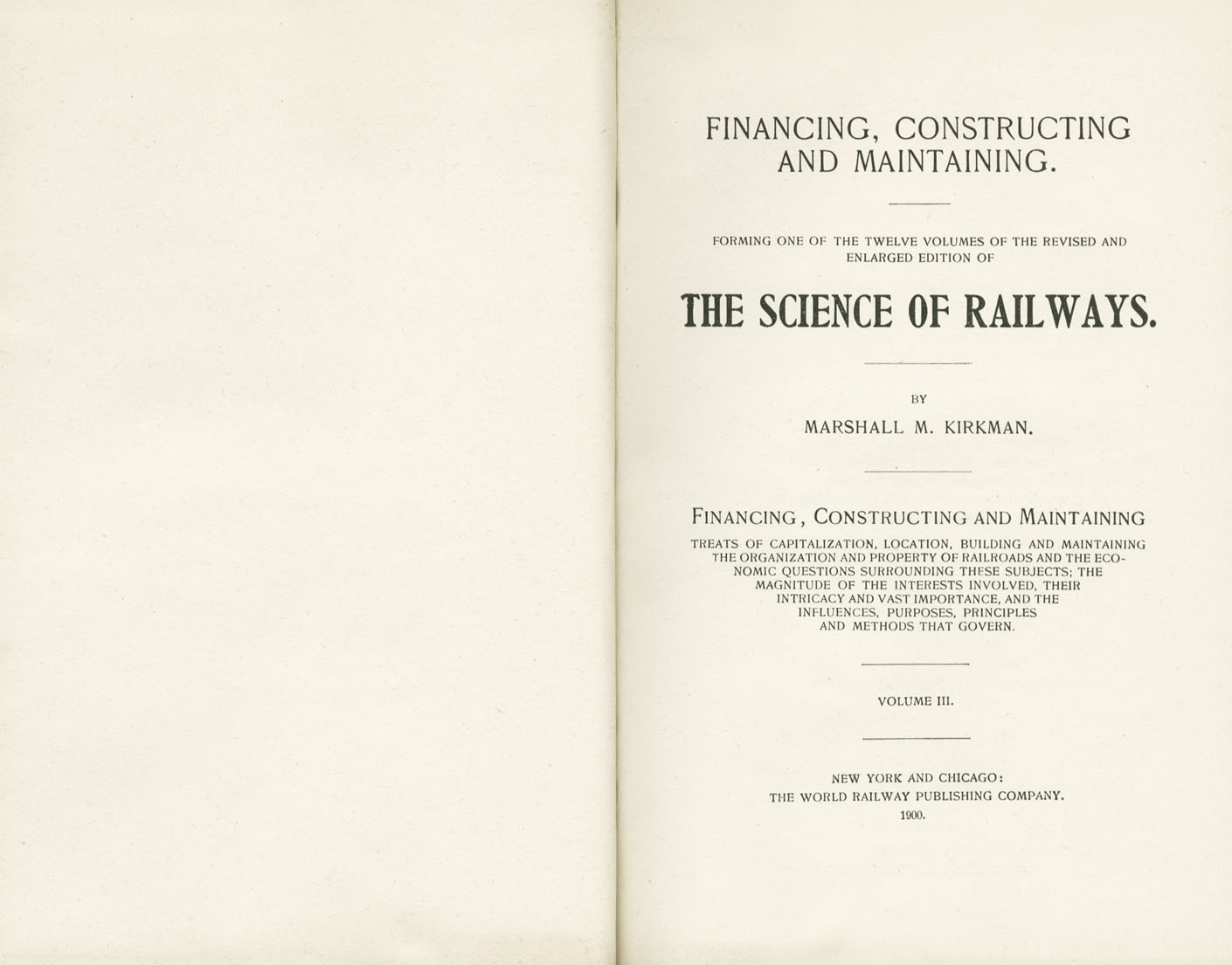 Science of Railways Vol III