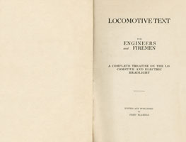 McArdle, Locomotive Text for Engineers and Firemen